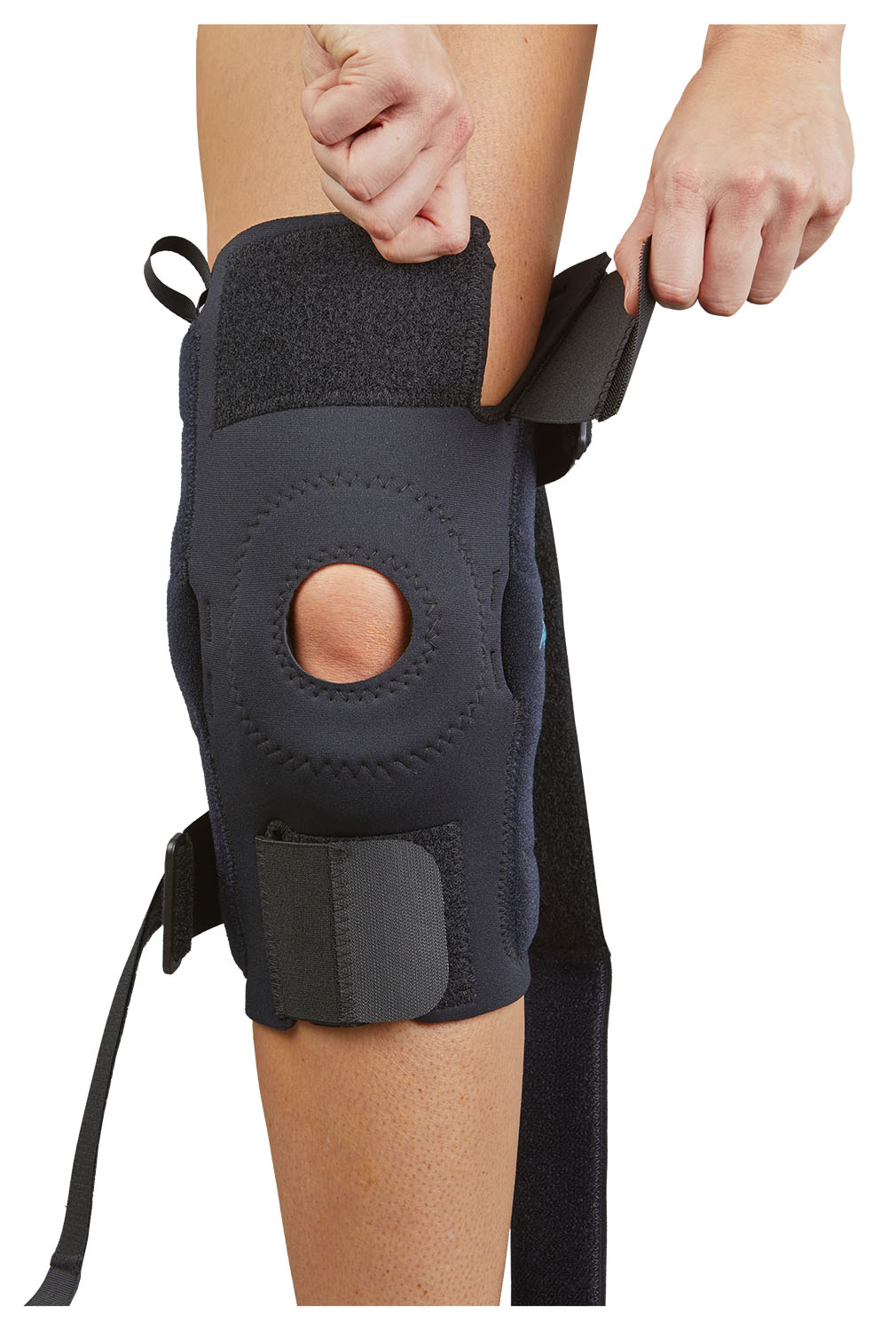 AKSTM Knee Support with Metal Hinges & Straps – Med Spec