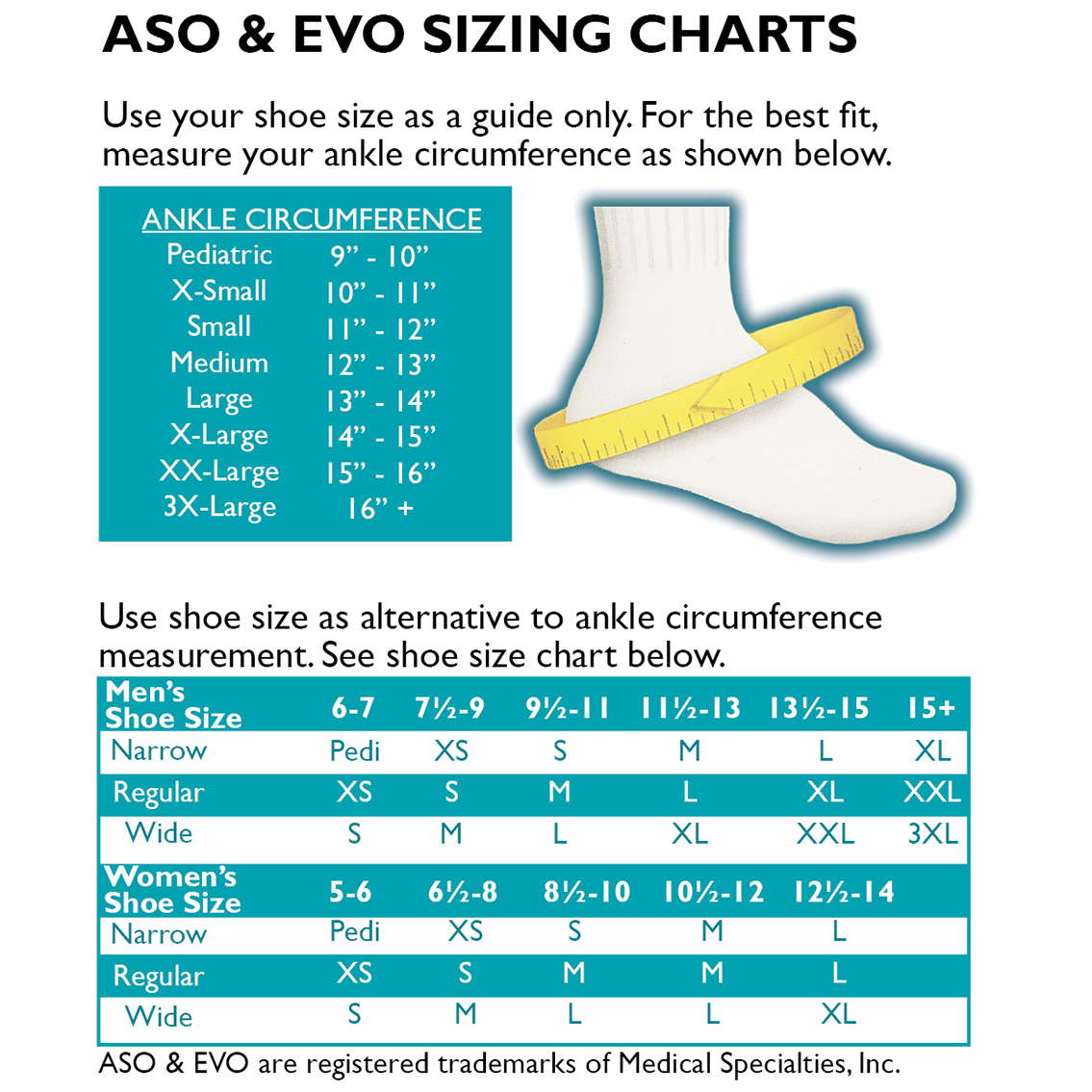 ASO® Ankle Stabilizer – Med Spec